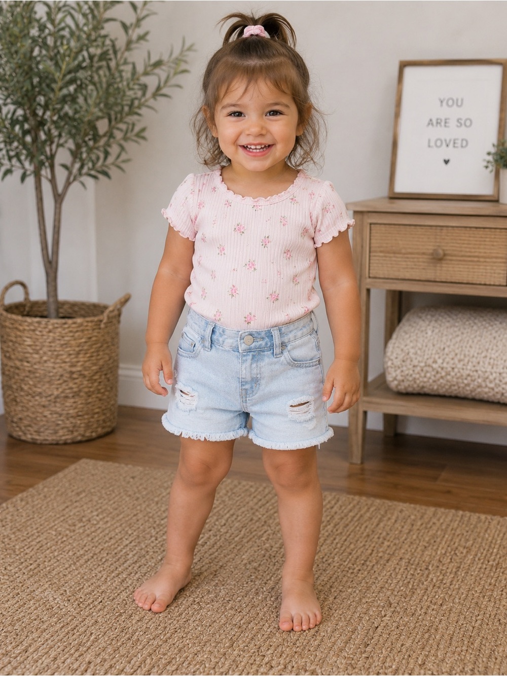 The Children’s Place Distressed Denim Shorts - Toddler Girls Size 2T